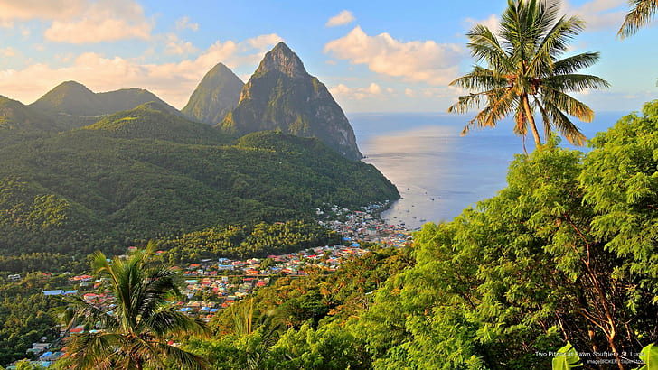 two-pitons-at-dawn-soufriere-st-lucia-wallpaper-preview