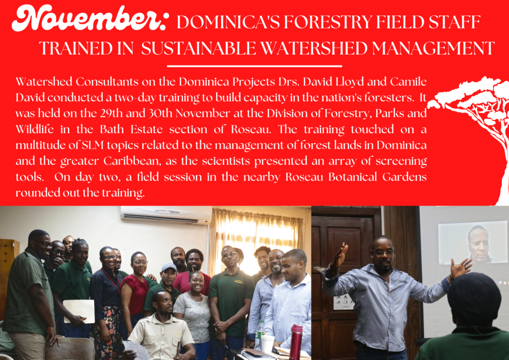Forestry Field Staff Training in Sustainable Watershed Management, Commonwealth of Dominica